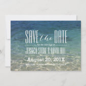 Beach Weddenschap Save the Date (Voorkant)
