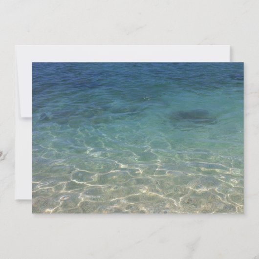 Beach Weddenschap Save the Date (Achterkant)