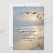 Beach Weddenschap Save the Date (Voorkant)