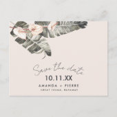 Beach Weddenschap Save the Date Aankondigingskaart (Voorkant)