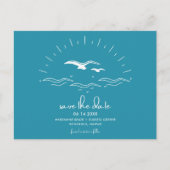 Beach Weddenschap Save the Date Aankondigingskaart (Voorkant)