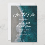 Beach Weddenschap Save the Date Cards (Voorkant)