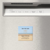 Beach Weddenschap Save the Date Fridge Magnet (Insitu (Vaatwasser))