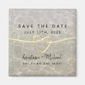 Beach Weddenschap Save the Date Invitation Magnet (Voorkant)