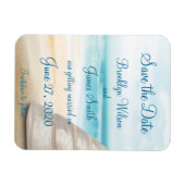 Beach Weddenschap Save the Date Magnets Magneet (Horizontaal)