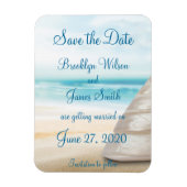 Beach Weddenschap Save the Date Magnets Magneet (Verticaal)