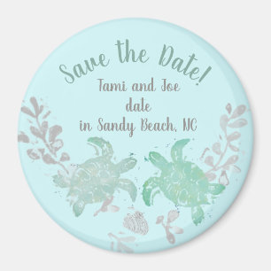 Beach Weddenschap Save the Date Magnets Magneet