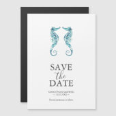 Beach Weddenschap Save the Date Magnets Magnetische Uitnodiging (Voorkant / Achterkant)