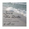Beach Weddenschap Save the Date - Ocean Waves & Sa