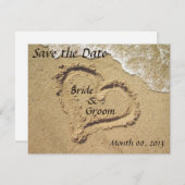 Beach Weddenschap Save the Date-uitnodigingen Save The Date (Voorkant / Achterkant)