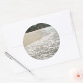 Beach Weddenschap setting Ronde Sticker (Envelop)