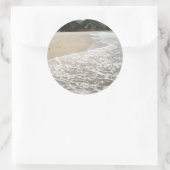 Beach Weddenschap setting Ronde Sticker (Tas)