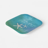 Beach Weddenschap Tropical Starfish Cake Bord (Gebogen)