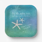 Beach Weddenschap Tropical Starfish Cake Bord (Voorkant)