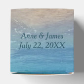 Beach Weddenschap tropische oceaan Bedankdoosjes (Bovenkant)