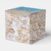 Beach Weddenschap tropische oceaan Bedankdoosjes (Achterkant)