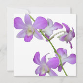 Beach Weddenschap Tropische orchideeën Kaart (Achterkant)