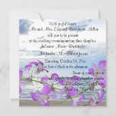 Beach Weddenschap Tropische orchideeën Kaart (Voorkant)