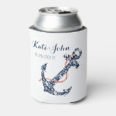 Beach Weddenschap tussen de marine en Coral Blikjeskoeler (Blikje Achterkant)