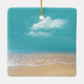 Beach Weddenschap Uitnodiging met Starfish Keramisch Ornament (Achterkant)