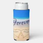 Beach Weddenschappen Harten in Zand Guest Keepomwi Seltzer Blikjeskoeler (Seltzer Achterkant)