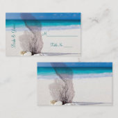 Beach Weddenschappen ontvangen Kaarten plaatsen Plaatskaartje (Voorkant / Achterkant)