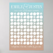 Beach Wedding Alternate Guestbook Poster 20x28 (Voorkant)