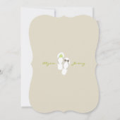 Beach Wedding Announcement, de heer & Mrs. Teensli Kaart (Achterkant)