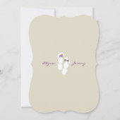 Beach Wedding Announcement, de heer & Mrs. Teensli Kaart (Achterkant)