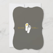 Beach Wedding Announcement, de heer & Mrs. Teensli Kaart (Achterkant)