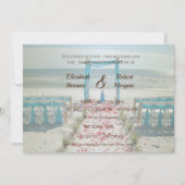 Beach Wedding Arbor Uitnodiging (Voorkant)
