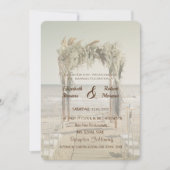 Beach Wedding Arch Kaart (Voorkant)