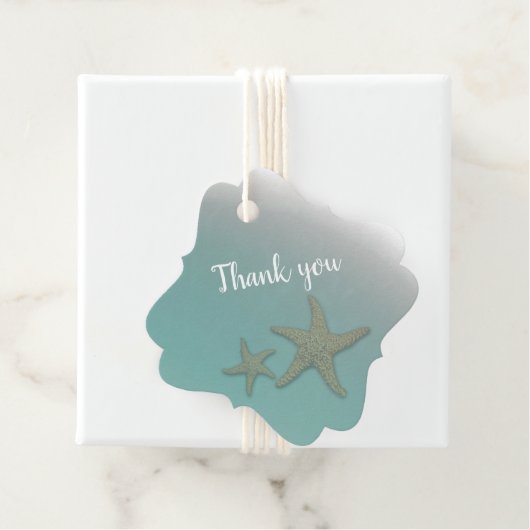 Beach Wedding Bedankjes Labels (In situ)