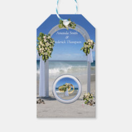 Beach Wedding Cadeaulabel