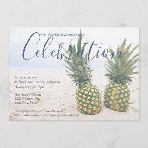 Beach Wedding Celebration (50e Jubileum) Kaart