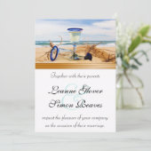 Beach Wedding Collectie Kaart (Staand voorkant)