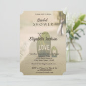 Beach Wedding Couple, Love Vrijgezellenfeest Kaart (Staand voorkant)