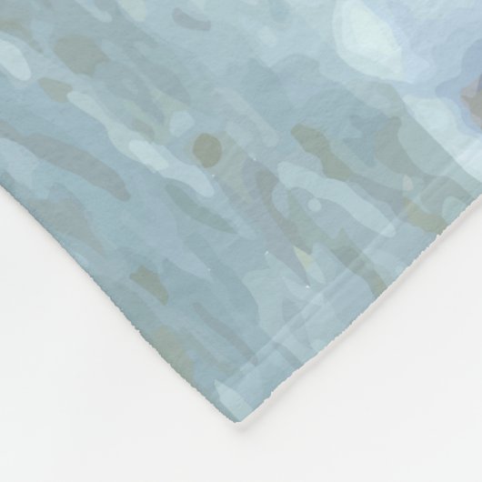 Beach Wedding Custom Personalized Pas getrouwd Fleece Deken (Hoek)