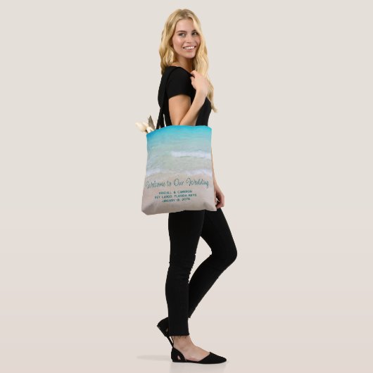 Beach Wedding Destination Welcome Bag Tote Bag (Op model)