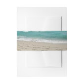 BEACH WEDDING ENSEMBLE BUIKBANDS UITNODIGINGEN WIKKEL (Voorkant Voorbeeld)