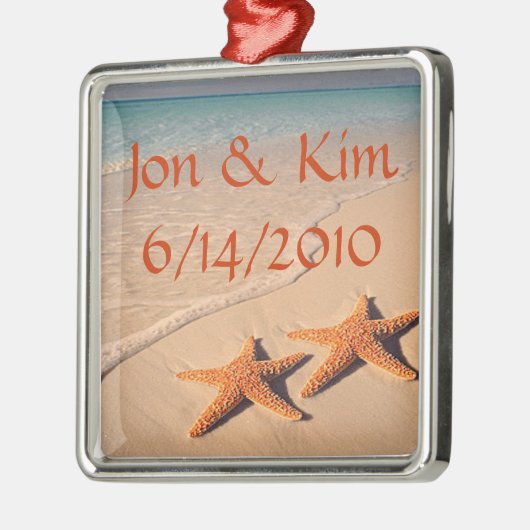 Beach Wedding Favor Ornament Gift (Links)