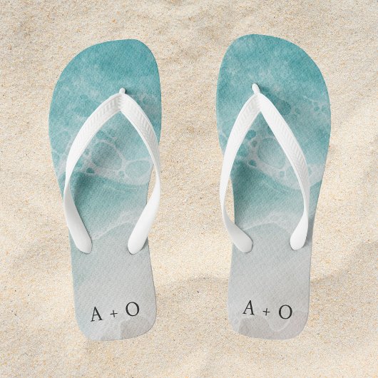 Beach Wedding Favor Teenslippers