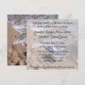 Beach Wedding Flip Flop Sandals Kaart (Voorkant / Achterkant)