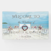 Beach Wedding , Flowers , Ocean Wedding Banner (Horizontaal)