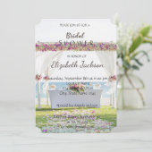 Beach Wedding Flowers Vrijgezellenfeest Kaart (Staand voorkant)