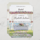 Beach Wedding Flowers Vrijgezellenfeest Kaart (Voorkant / Achterkant)