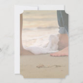 Beach Wedding, Foots Vrijgezellenfeest Kaart (Achterkant)