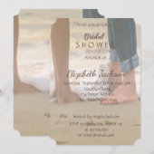 Beach Wedding, Foots Vrijgezellenfeest Kaart (Voorkant / Achterkant)