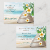 Beach Wedding for the Mr & Mrs. | Ontvangst Informatiekaartje (Voorkant / Achterkant)