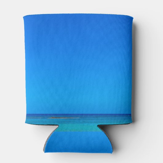 Beach Wedding Hearts in Sand Welcome Blikjeskoeler (Achterkant)